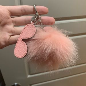 Michael Kors bag charm light pink